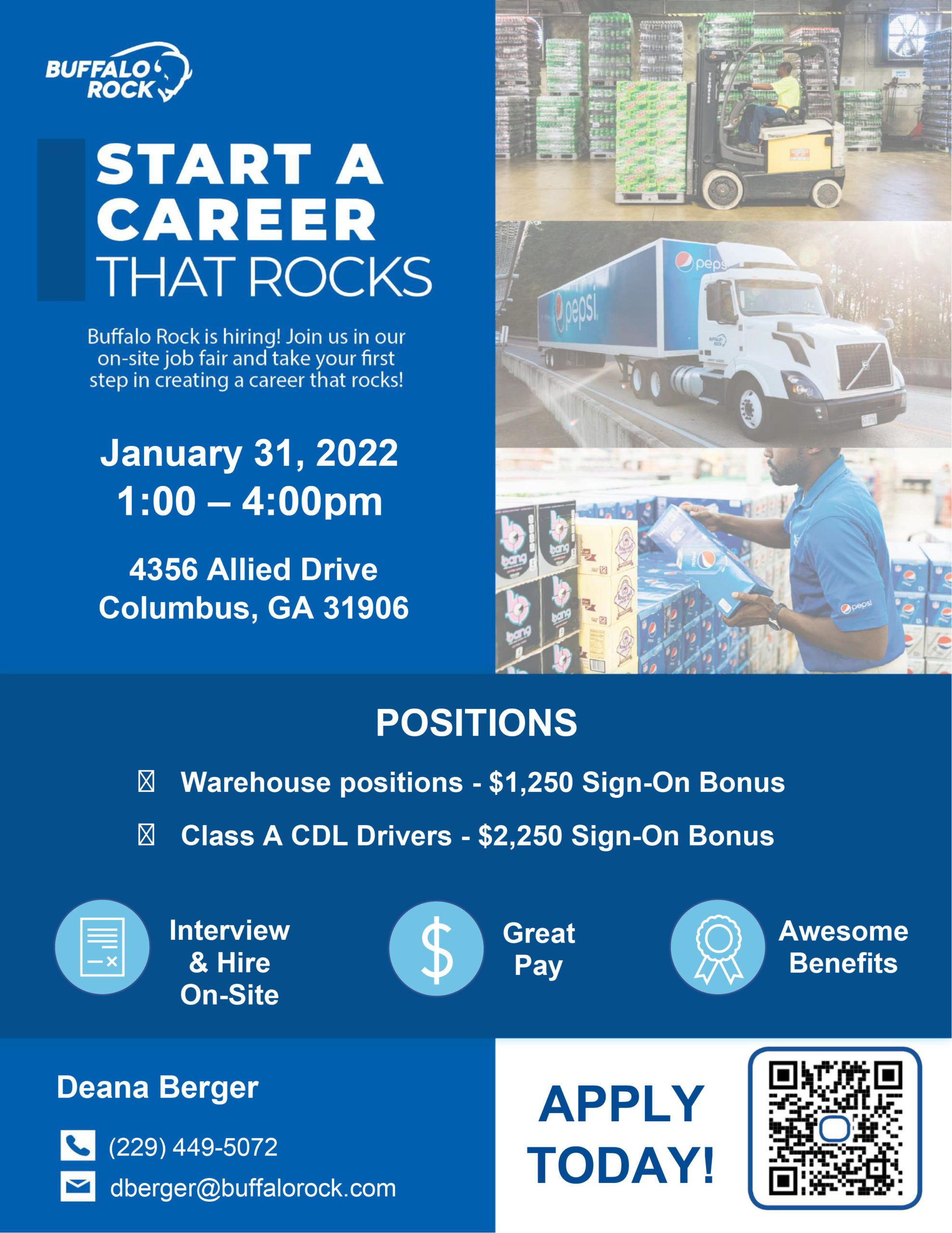 Buffalo Rock is hosting an onsite job fair! Albany Area Chamber of
