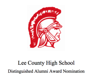 Lee County High School Distinguished Alumni Nomination - Albany Area  Chamber of Commerce